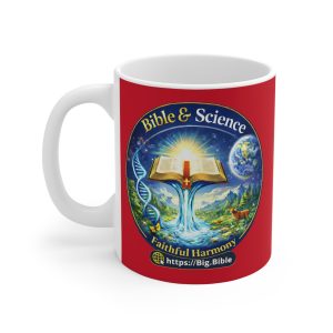 Faithful Harmony Inspirational 11oz Ceramic Mug – Dark Red