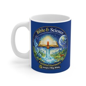 Faithful Harmony Inspirational 11oz Ceramic Mug – Dark Blue