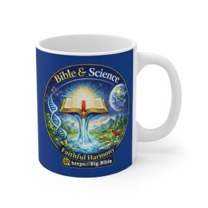 Faithful Harmony Inspirational 11oz Ceramic Mug – Dark Blue